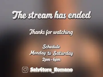 Chaturbate Best live sex cam show of salvatore_romanoo