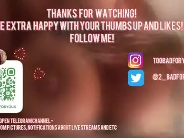 Chaturbate Adult Webcam of 2badforyou