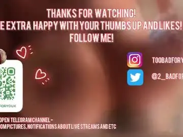 Chaturbate Free Porn Cam of 2badforyou