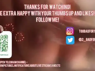 Chaturbate Live Porn of 2badforyou