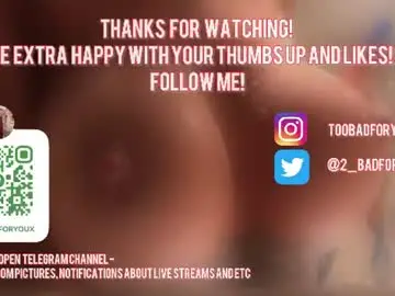 Chaturbate Adult Video Chat of 2badforyou
