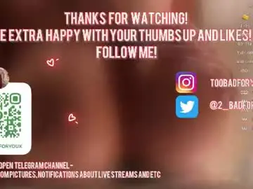 Chaturbate Nude Webcam of 2badforyou
