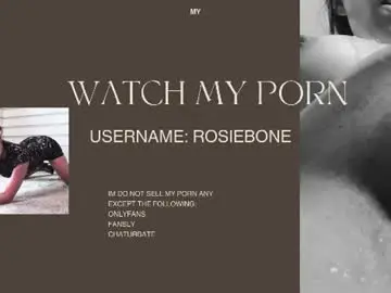 Chaturbate Free Porn Cam of rosiebones