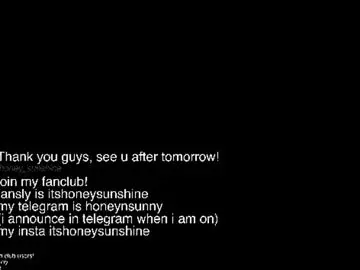 Chaturbate Live Sex Cam of honey_sunshine