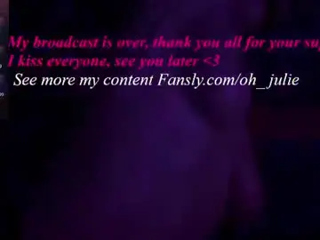 Chaturbate Adult Video Chat of oh_julie