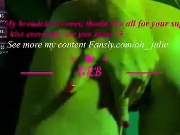 Chaturbate Private Sex Chat of oh_julie